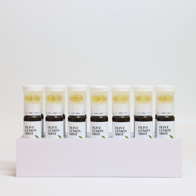 라티브 올리브레몬샷 올레샷 유기농 엑스트라버진 올리브오일 캡슐, 28개, 25ml