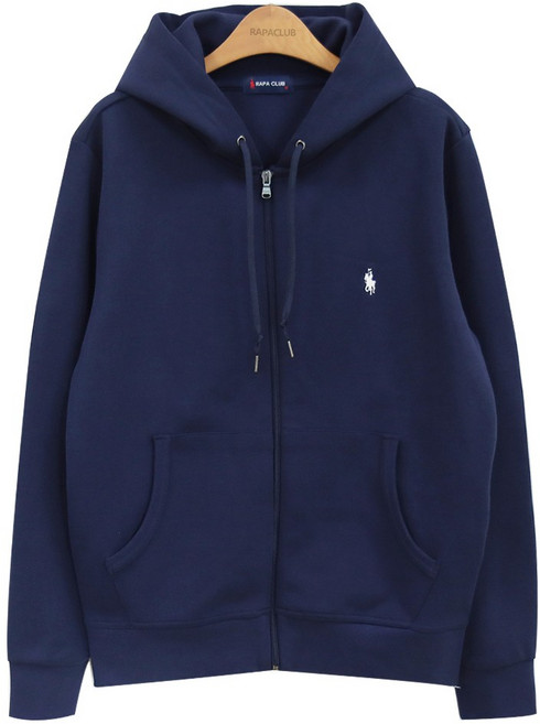 라파클럽 남녀공용 특양면 후드 집업 긴팔 티셔츠