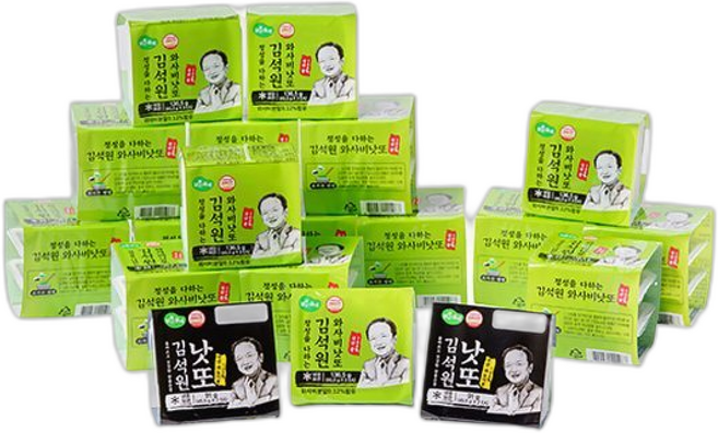 (신세계라이브쇼핑)맑은물에 김석원 와사비 낫또 + 검은콩 낫또, 45.5g, 32개