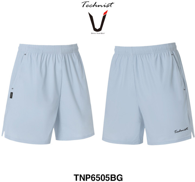 테크니스트 반바지 배드민턴 바지 여성 3부 남성 4부 팬츠 블루 그레이 TNP6505BG
