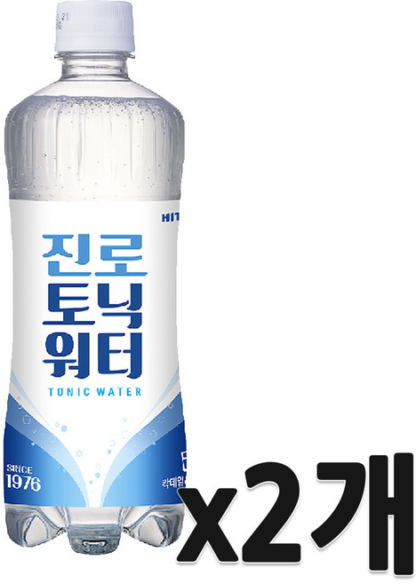 하이트진로 토닉워터, 600ml, 2개