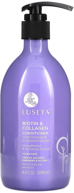 Luseta Beauty 비오틴 및 콜라겐 컨디셔너 가늘고 건조한 모발용 500ml(16.9fl oz), LusetaBeauty비오틴및콜라겐컨디셔너가늘고건조한모 - 쿠팡