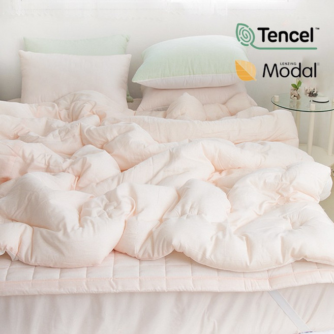 말랑말랑 따뜻 포근 렌징 텐셀 모달 100% 차렵이불 5종