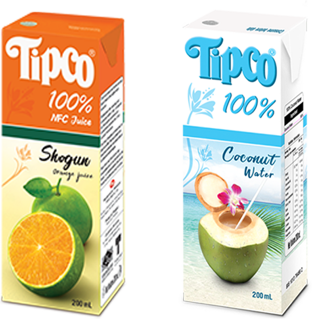 팁코 쇼군오렌지 12p + 코코넛워터 12P, 24개, 200ml