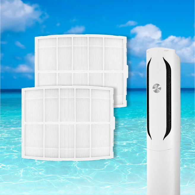 LG 휘센 에어컨필터 스탠드형 듀얼 스마트 2in1 위너 칸 벽걸이 타워플러스I 손연재 크라운 신형 구형 호환, 1세트, 위너 칸 구형 필터(2EA)