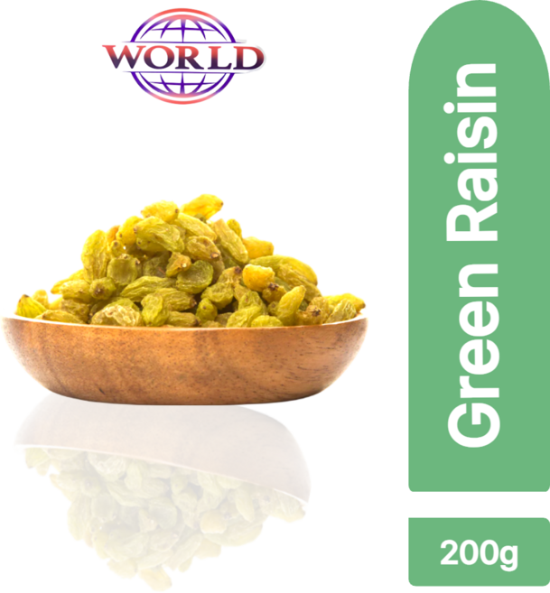 World Green Raisin 청건포도, 1개, 200g
