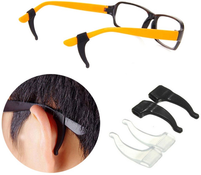 안경고정 귀고무 실리콘 안경귀걸이 2P 흘러내림방지 스포츠 공부 농구 군대 귀쓸림방지