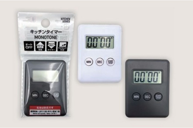 그린오너먼트 부착형 마그네트 미니 키친타이머 4종, 1개, 네이비