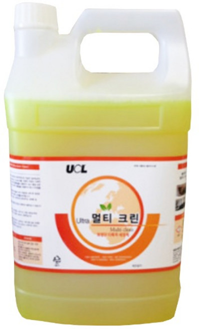 멀티크린 3.75L 다목적 세정제 주방 스텐레스 찌든때 제거 다용도 청소 세제 울트라켐, 1개