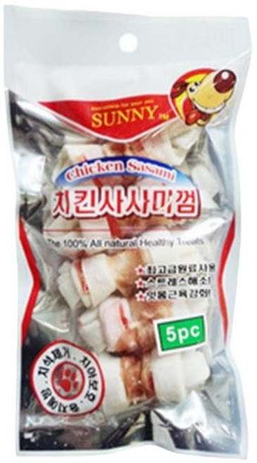 갓성비 강아지 치킨딩고껌 덴탈간식 5개입 2개 펫만찬