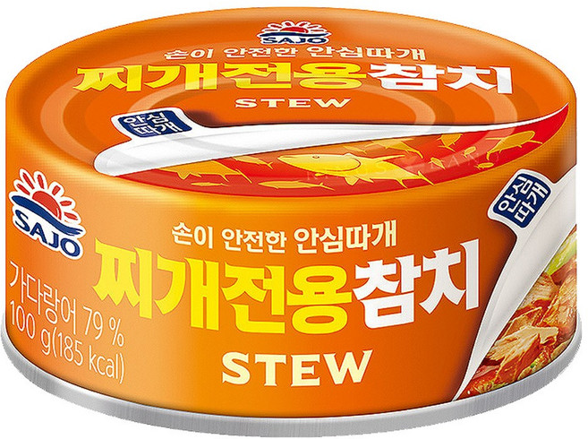 사조 안심 찌개전용참치, 100g, 18개