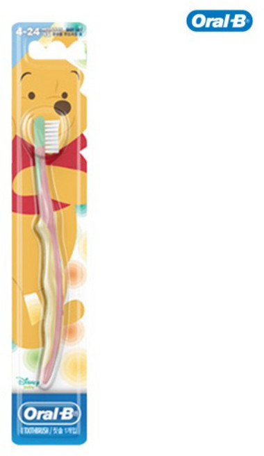 [내일도착] 오랄비 스테이지스 어린이칫솔 1단계 푸우 1개입, 랜덤 발송, 1개