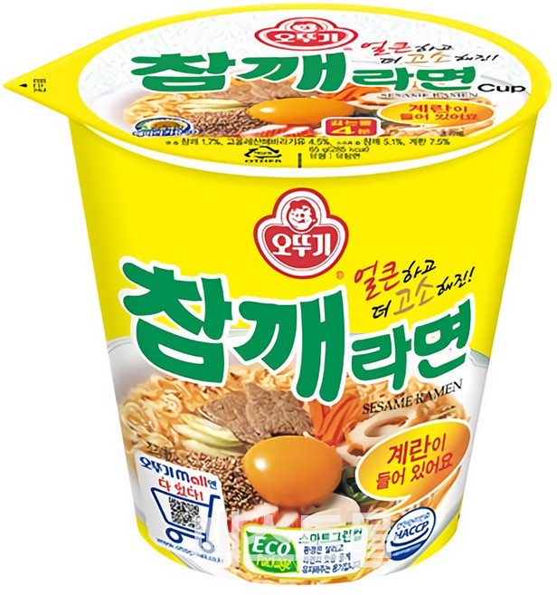 오뚜기 참깨라면 컵, 1개