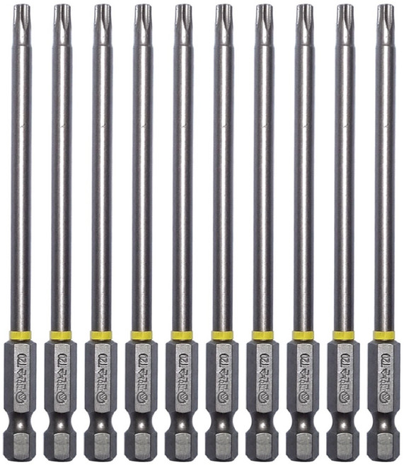 PHS 자석 별비트 T20x75mm 10개 세트 TBH20-75 기장75mm 드릴비트