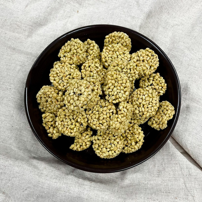 먹기 편한 한입사이즈 구운강정 여주 오트밀강정, 3개, 300g