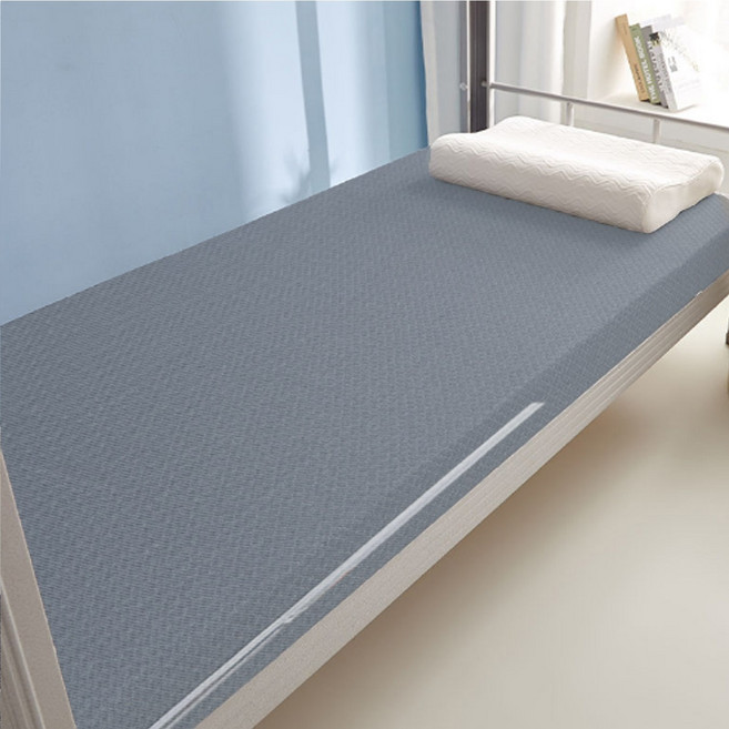 TUTOGO 單人床墊 90*186cm 記憶海綿床墊 高彈性可折疊, 灰色