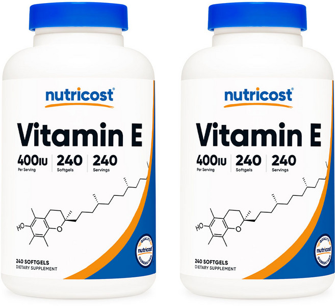 뉴트리코스트 비타민 E 400IU 240소프트젤, 240정, 2개