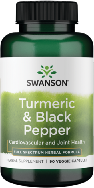 스완슨 터메릭 & 블랙 페퍼 베지 캡, 90정, 1개