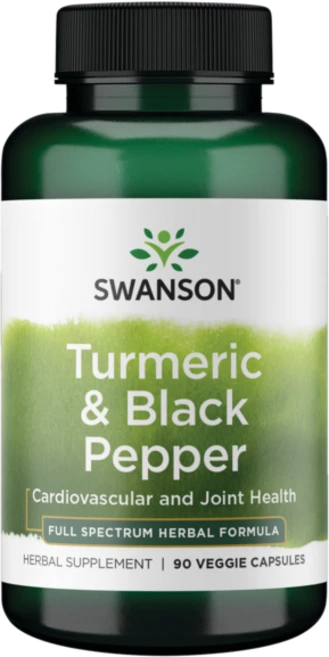 스완슨 터메릭 & 블랙 페퍼 베지 캡, 90정, 1개 - 쿠팡