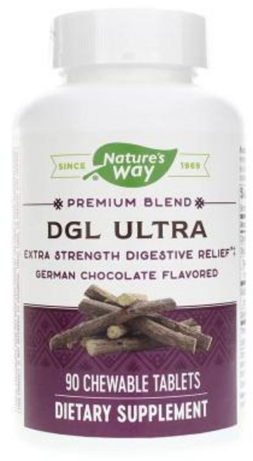 네이처스웨이 감초 DGL 울트라 저먼 초콜릿맛 75mg (90캡슐 x 2통), 180정