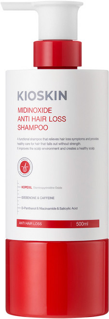 미녹시딜 맥주효모 탈모완화기능성 샴푸 두피케어 무실리콘 저자극 민감두피 NO설페이트 임상확인, 1개, 500ml