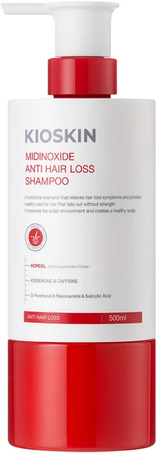 미녹시딜 맥주효모 탈모완화기능성 샴푸 두피케어 무실리콘 저자극 민감두피 NO설페이트 임상확인, 1개, 500ml - 쿠팡