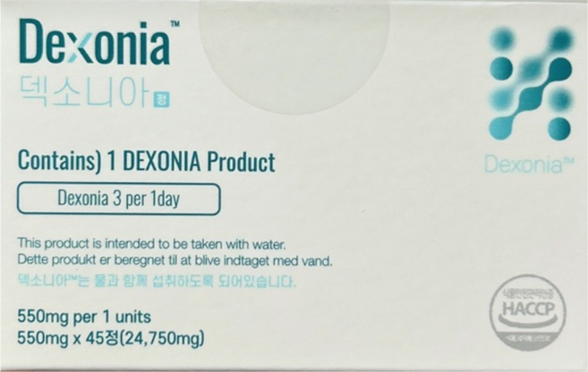 덱소니아 정 푸룬주스농축액 45정, 2개