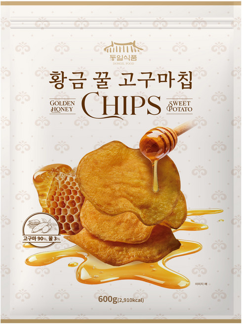 동일식품 황금 꿀 고구마칩 대용량 간식, 1개, 600g