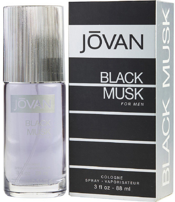 JOVAN Black Musk 男性淡香水, 1個, 88ml