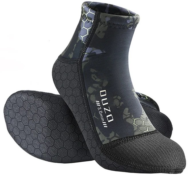 새로운 3mm 다이빙 네오프렌 양말 안티 슬립 성인 해변 남여 따뜻한 잠수복 스쿠버 스노클링 수상 스포츠, 03 BW3038-J, 07 42-43