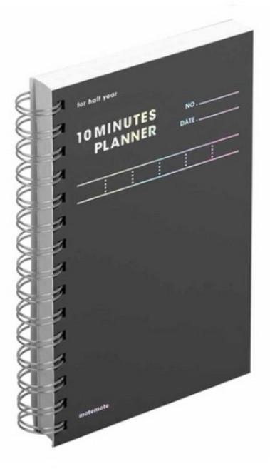 모트모트 오리지널 텐미닛 플래너 HALF YEAR, (다크호스) DARK HORSE, 3개