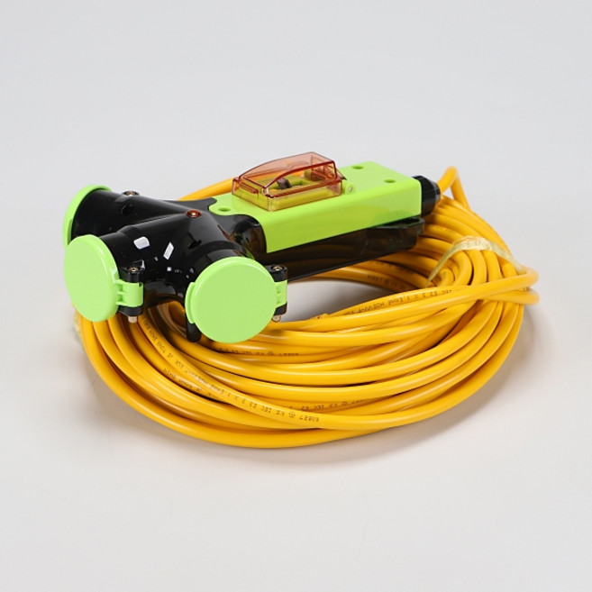 고용량 방우형 작업선 연장선 멀티콘센트 누전차단기부착 3구 4구 국내생산 신성전기산업, 2.5SQ, 50m