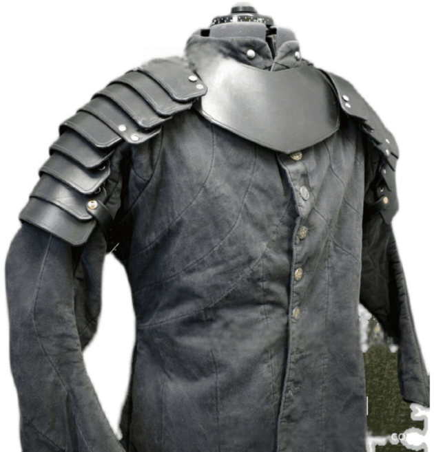 남자 중세 검투사 어깨 갑옷 가죽 스트랩 연극 무대 소품 코스튬