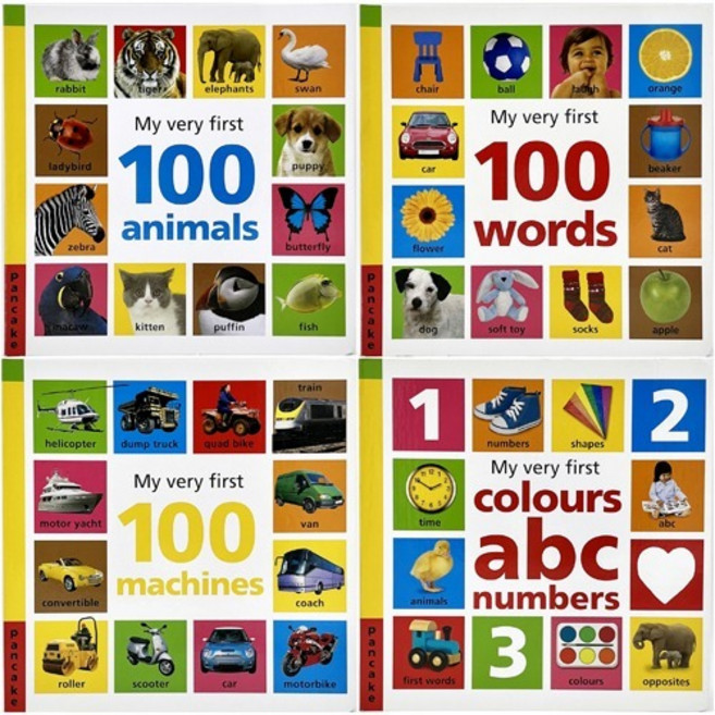 My Very First 100 (4종택1) 우리 아이 첫 영어책 100가지 단어사전 보드북, Machines