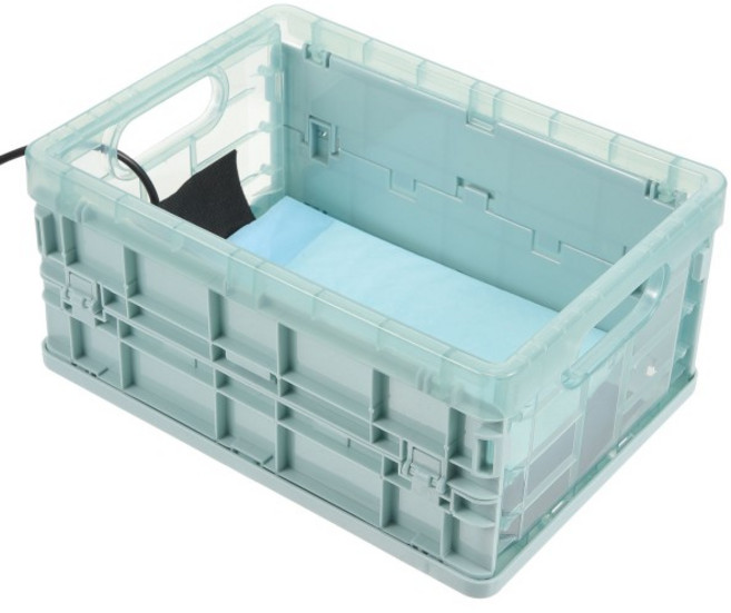 앵무 부화 상자 병아리 용 난방 패드 소형 인큐베이터 조류 접이식 재료 애완 동물, 1개