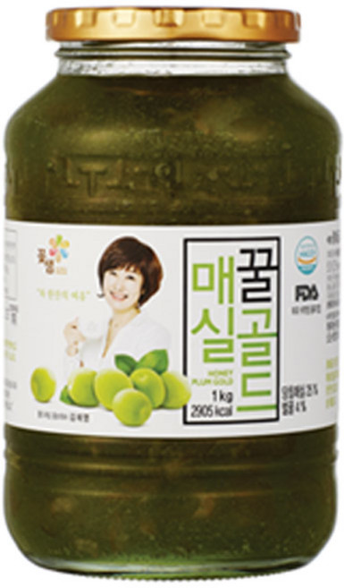 꽃샘 꿀 청귤차 1kg, 1개입, 1개