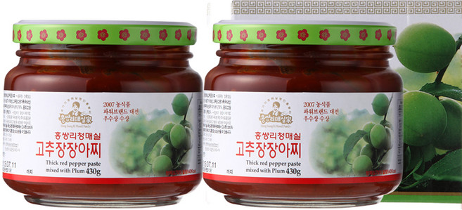 홍쌍리 청매실 고추장장아찌 430g, 2개