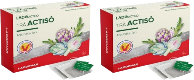 베트남 달랏 라도 아티소 차 티백 (100 개입) tra ACTISO Da lat LADOPHAR, 2개, 100개입, 2g