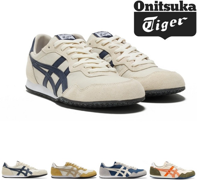 [국내매장판] 오니츠카타이거 SERRANO 세라노 남여공용 스니커즈 4종 BIRCH IVORY BLUE PINK