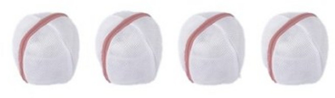 킴브로컴퍼니 꺠끗한세탁 이중매쉬 속옷 브라 세탁망 4개입, 브라세탁망 핑크, 4개