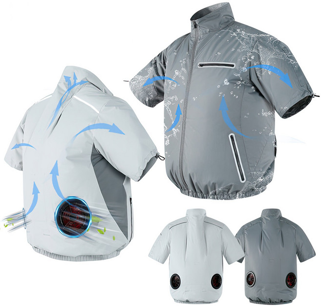 남녀공용 선풍기 조끼 아이스 조끼 냉풍조끼 여름 작업복 에어컨옷 얼음조끼-ACS565