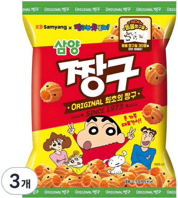 삼양 짱구, 3개, 115g