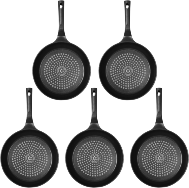 셰프쿡 키친 티타늄코팅 IH 인덕션 후라이팬, 30cm, 5개