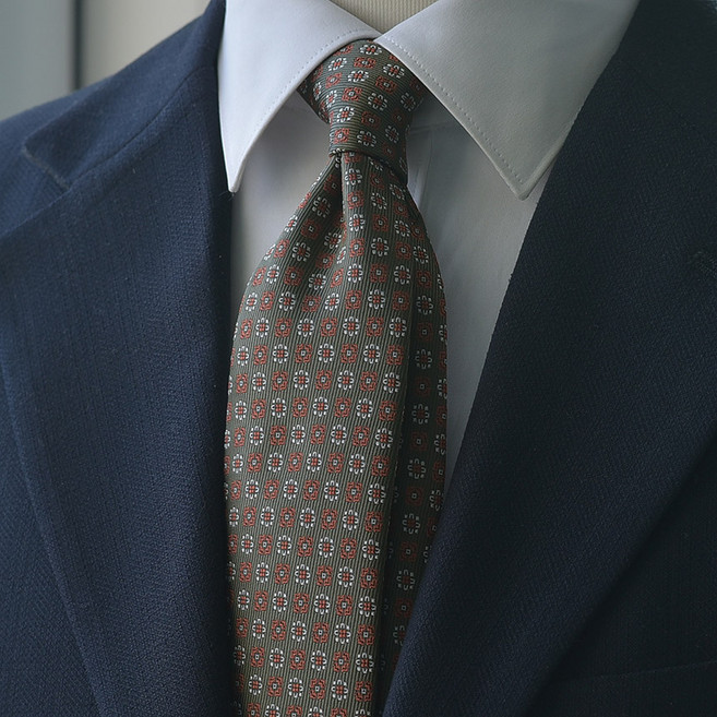 어버너 넥타이 플라워 스탬프 4color