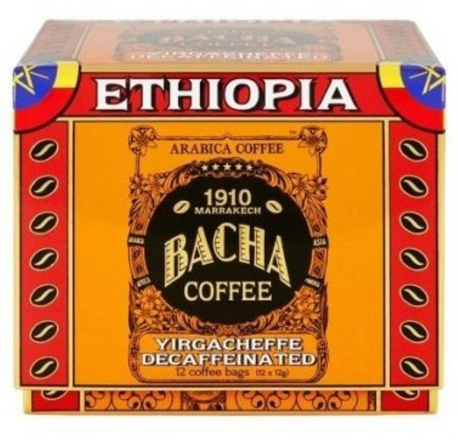 바샤커피 예르가체프 디카페인 드립백커피, 1개, 12개입, 12g