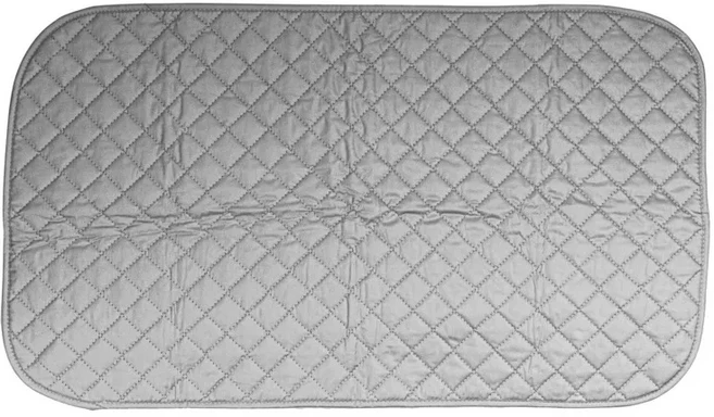테이블 탑 다림질 매트 세탁 패드 세탁기 건조기 커버 보드 내열 담요 의류 보호대, 01 48x80cm, 01 라이트 그레이