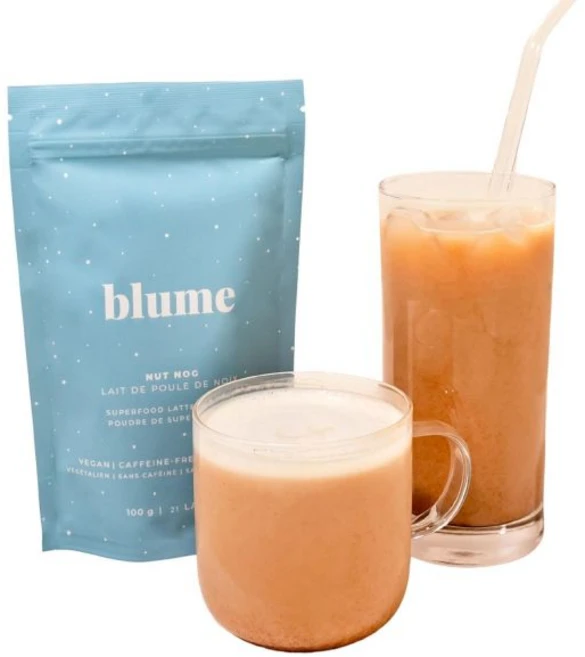 인스턴트 커피 파우더커피 블루메 솔티드 카라멜 라떼 무설탕 케토 친화적 비건 글루텐 프리 슈퍼푸드 100그램, Nut Nog, 100g, 1개, 1개 - 쿠팡