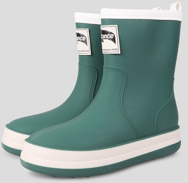 발캉스 남여공용 앵클 숏 쿠션 레인부츠