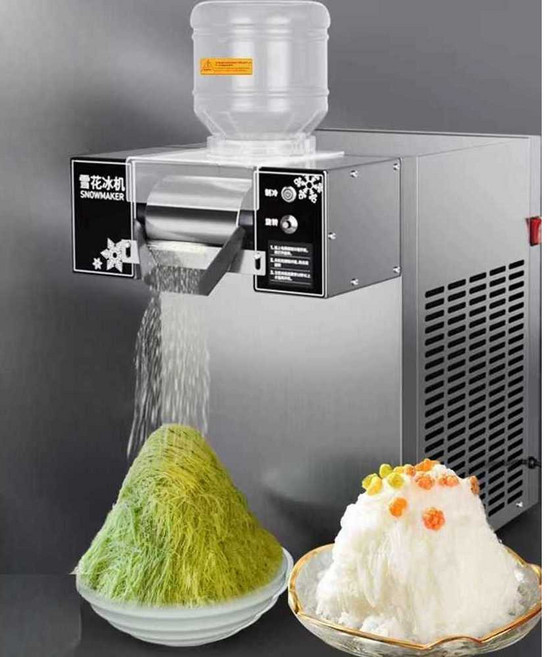팥빙수 빙삭기 눈꽃 우유 업소용 상업용 아이스 셰이버 빙수머신 카페, 1. 60L 수동 물보충