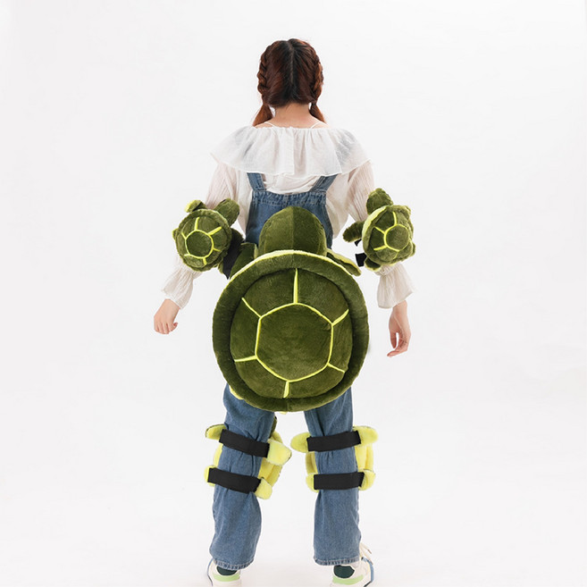 SunburstWonder 스키 엉덩이 무릎 보호대 보호장비 힙패드 스케이트 전문 스노우보드 방수 세트, 거북이/그린, 1개